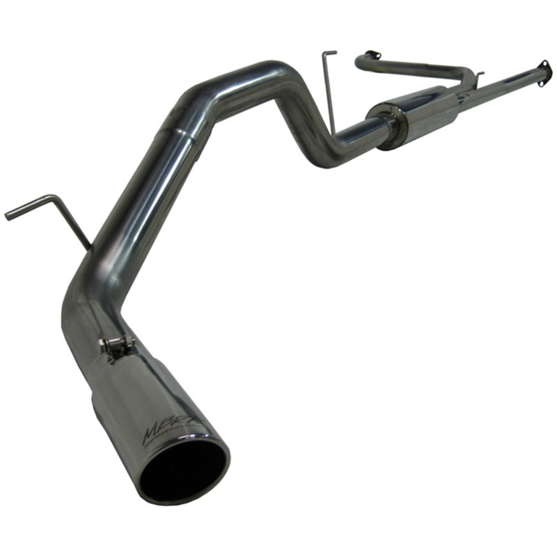 MBRP 2007-2009 Nissan Titan 5.6L EC/CC Cat Back Single Side-tuningsupply.com