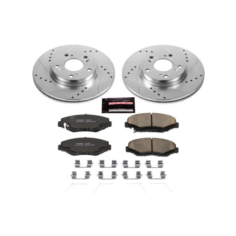 

PowerStop K6490 - PSBK6490 - Power Stop 2013 Acura ILX Front Z23 Evolution Sport Brake Kit - Shipped in Europe - Tuningsupply.com
