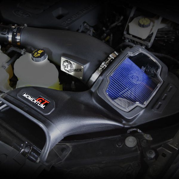 aFe Momentum GT Pro 5R Cold Air Intake System 2021-2022 Ford F-150 V6-3.5L (tt) PowerBoost-tuningsupply.com