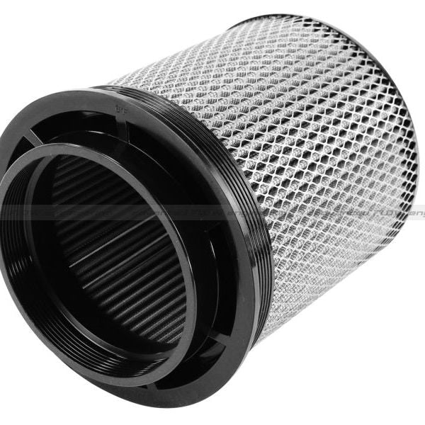 aFe MagnumFLOW Air Filter Pro DRY S 6in Flange x 8 1/8in Base/Top (INV) x 9in H-tuningsupply.com