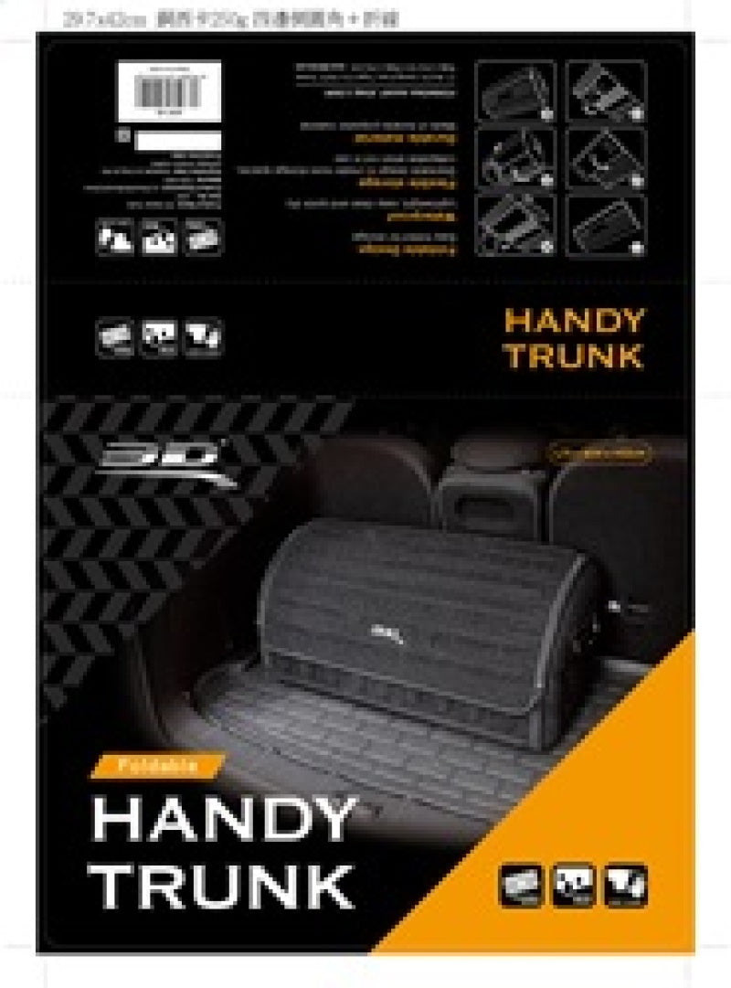 3D MAXpider 27.5in x 12in x 12.5in 3D Handy Trunk Carbon Fiber - Black-tuningsupply.com