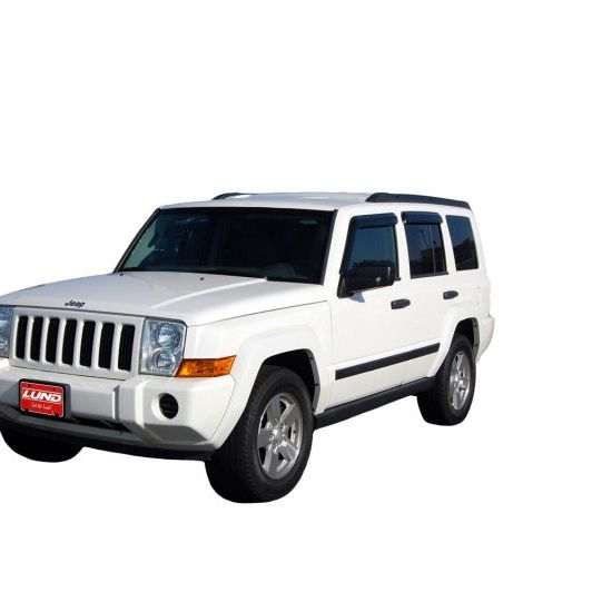 AVS 06-10 Jeep Commander Ventvisor Outside Mount Window Deflectors 4pc - Smoke-tuningsupply.com