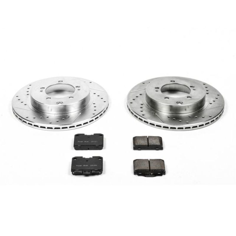 Power Stop 95-96 Dodge Stealth Rear Z23 Evolution Sport Brake Kit-tuningsupply.com