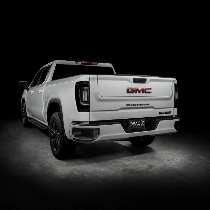 

ORACLE Lighting 5927-504-T - ORL5927-504-T - Oracle 19-23 GMC Sierra Black Series Flush Style LED Tail Lights - Factory Halogen - Shipped in Europe - Tuningsupply.com
