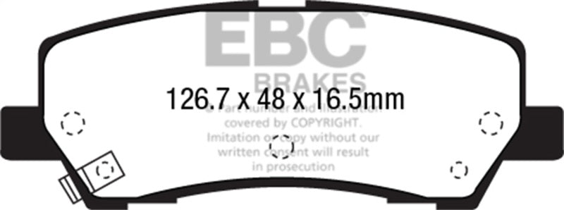 
  

EBC DP53041NDX - EBCDP53041NDX - EBC 2015+ Ford Mustang 5.0L Bluestuff Rear Brake Pads - Shipped in Europe - Tuningsupply.com


