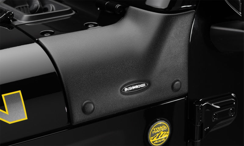 Bushwacker 18-19 Jeep Wrangler JL Trail Armor Cowl Guard - Black-tuningsupply.com