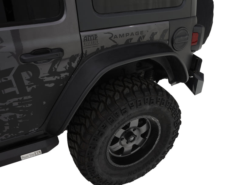 

Bushwacker  - BUS10923-07 - Bushwacker 2018+ Jeep Wrangler (JL) Unlimited Flat Style Flares 4pc - Black - Shipped in Europe - Tuningsupply.com
