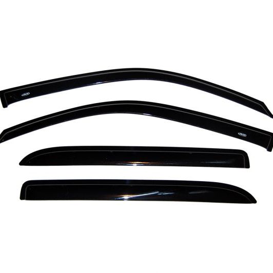 AVS 02-06 Chevy Trailblazer EXT Ventvisor Outside Mount Window Deflectors 4pc - Smoke-tuningsupply.com