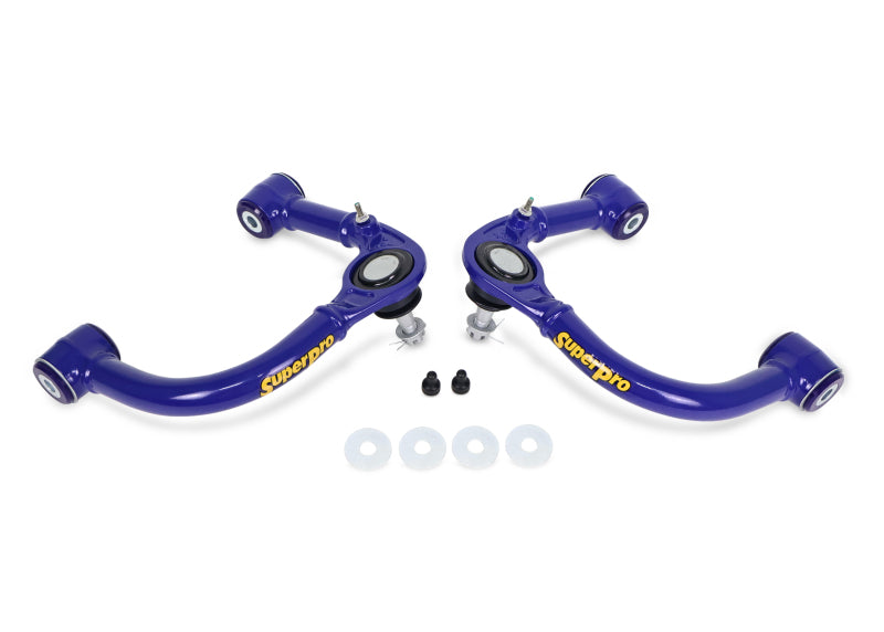 

Superpro TRC6471 - SPRTRC6471 - SuperPro 05-23 Toyota Tacoma 4WD Front Upper Fixed Offset Control Arm Set - Shipped in Europe - Tuningsupply.com
