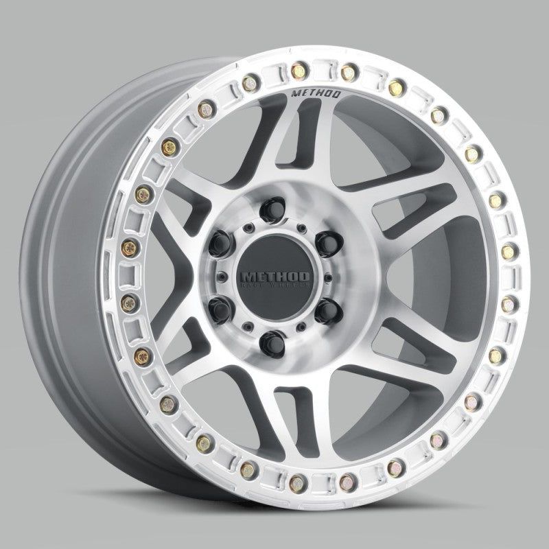 Method MR106 Beadlock 17x9 -44mm Offset 8x6.5 130.81mm CB Machined/Clear Coat w/BH-H36125 Wheel-tuningsupply.com