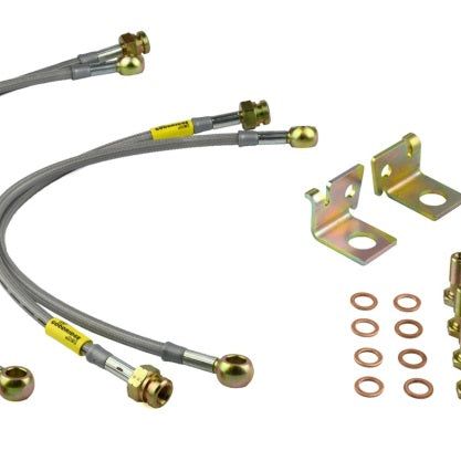 Goodridge 06-13 Chevrolet Corvette Z06/ZR1/Grand Sport Stainless Steel Brake Line Kit-tuningsupply.com