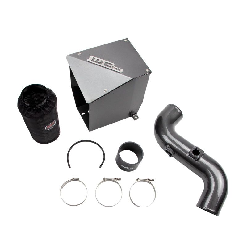 Wehrli 11-16 Chevrolet Duramax LML 4in Intake Kit - Gloss Black-Cold Air Intakes-Wehrli-WCFWCF100194-GB-SMINKpower Performance Parts