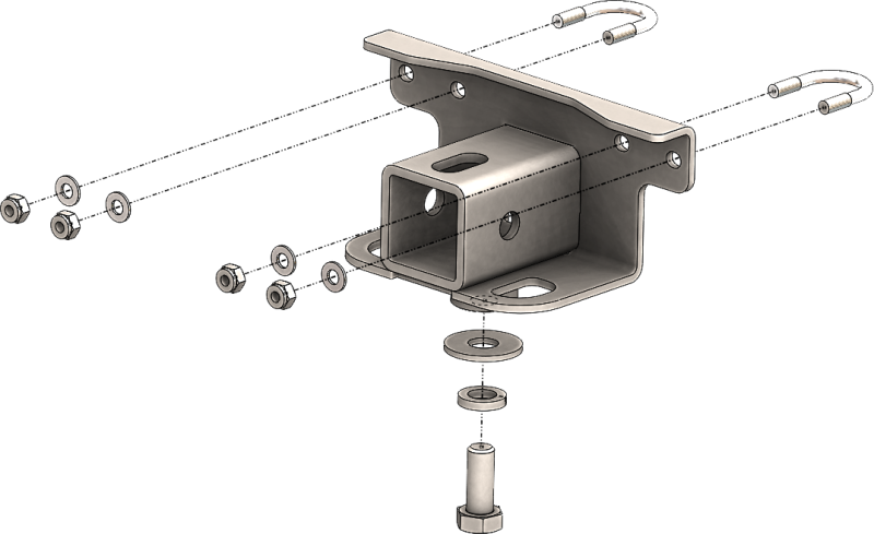 

KFI 101280 - KFI101280 - KFI 16+ Yamaha Kodiak 700 4x4/ 09-14 Grizzly 550/ 07-18 Grizzly 700 2 in. Receiver Hitch Rear - Shipped in Europe - Tuningsupply.com
