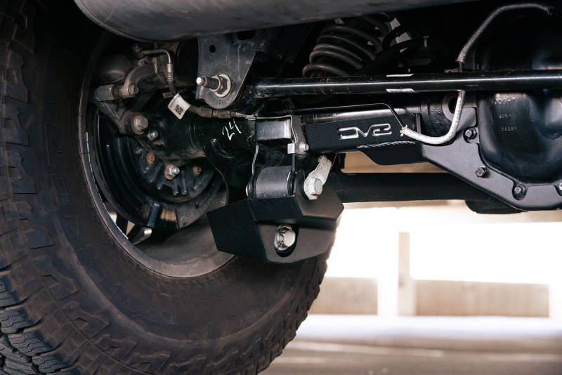 DV8 Offroad 2021-2022 Ford Bronco Rear Shock Guard Skid Plates-tuningsupply.com