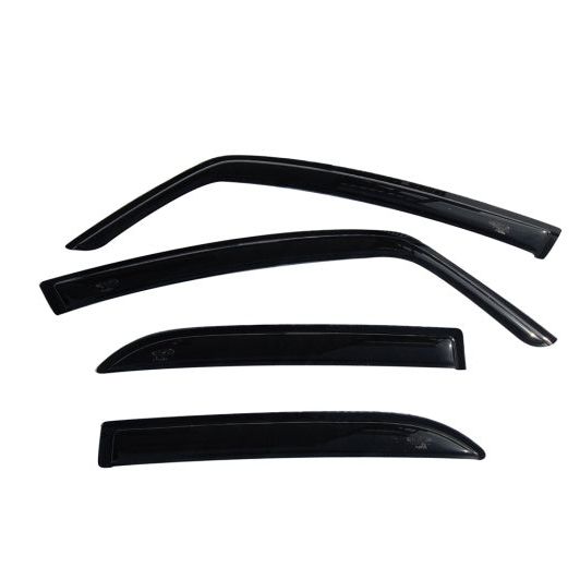 AVS 08-10 Suzuki SX4 Hatch Ventvisor Outside Mount Window Deflectors 4pc - Smoke-tuningsupply.com