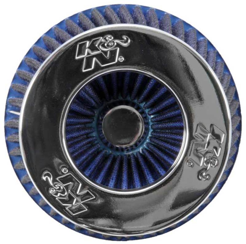 

K&N Engineering RG-1001BL - KNNRG-1001BL - K&N Universal Air Filter Chrome Round Tapered Blue - 4in Flange ID x 1.125in Flange Length x 5.5in H - Shipped in Europe - Tuningsupply.com
