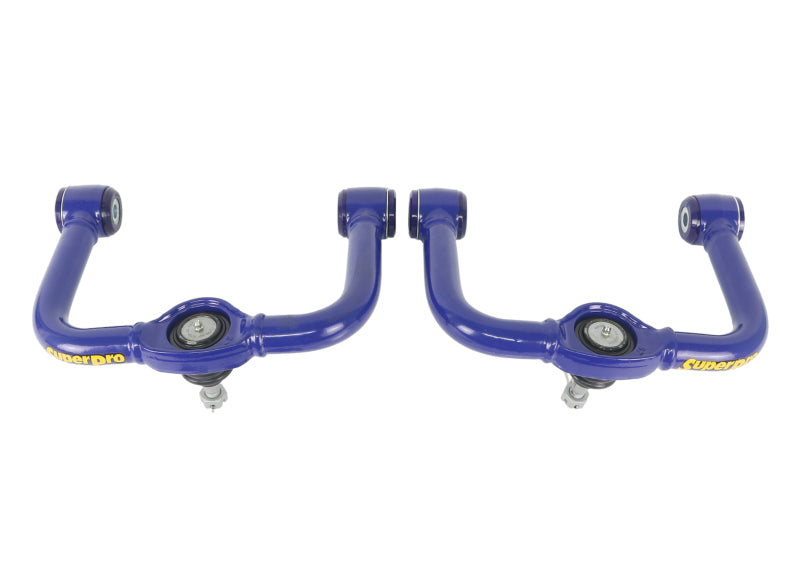 
  

Superpro TRC6540 - SPRTRC6540 - Superpro 05-21 Nissan Frontier - Fixed Offset Upper Control Arm Set - Camber/Caster Correction - Shipped in Europe - Tuningsupply.com

