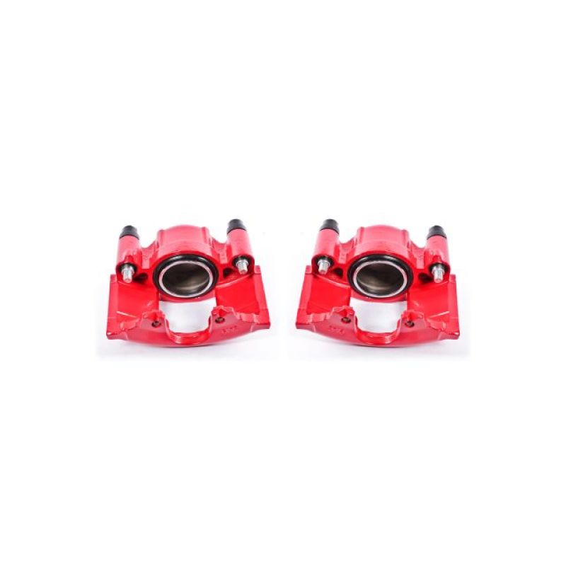 Power Stop 90-93 Cadillac Commercial Chassis Front Red Calipers w/o Brackets - Pair-tuningsupply.com