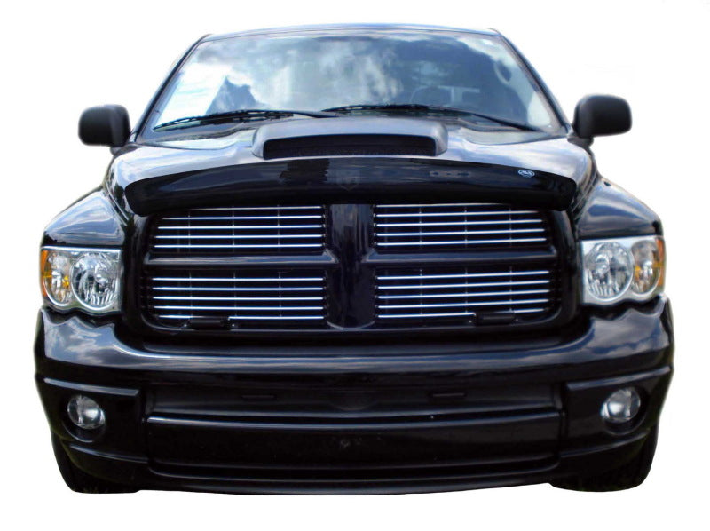 AVS 02-05 Dodge RAM 1500 High Profile Bugflector II Hood Shield - Smoke-tuningsupply.com