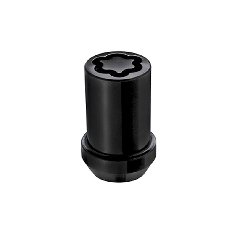 McGard Wheel Lock Nut Set - 4pk. (Tuner / Cone Seat) M12X1.5 / 13/16 Hex / 1.24in. Length - Black-Lug Nuts-McGard-MCG25357-SMINKpower Performance Parts