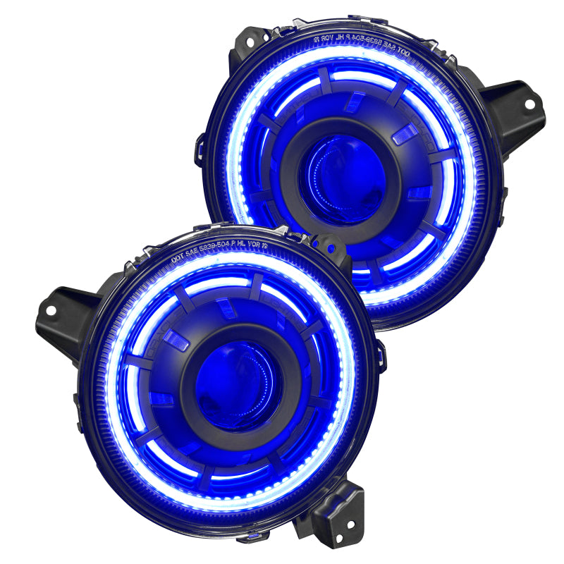 Oracle Oculus Bi-LED Projector Headlights for Jeep JL/Gladiator JT - w/ Simple Cntrl SEE WARRANTY-tuningsupply.com