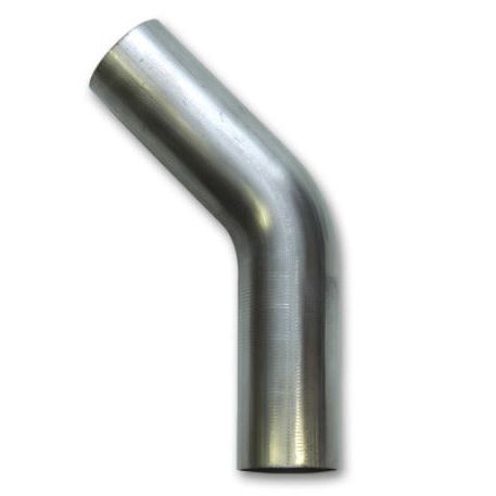 Vibrant 1.75in O.D. T304 SS 45 deg Mandrel Bend 6in x 6in leg lengths (1.75in Centerline Radius)-Steel Tubing-Vibrant-VIB13094-SMINKpower Performance Parts