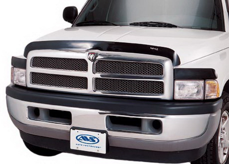 AVS 94-01 Dodge RAM 1500 Bugflector Deluxe 3pc Medium Profile Hood Shield - Smoke-tuningsupply.com