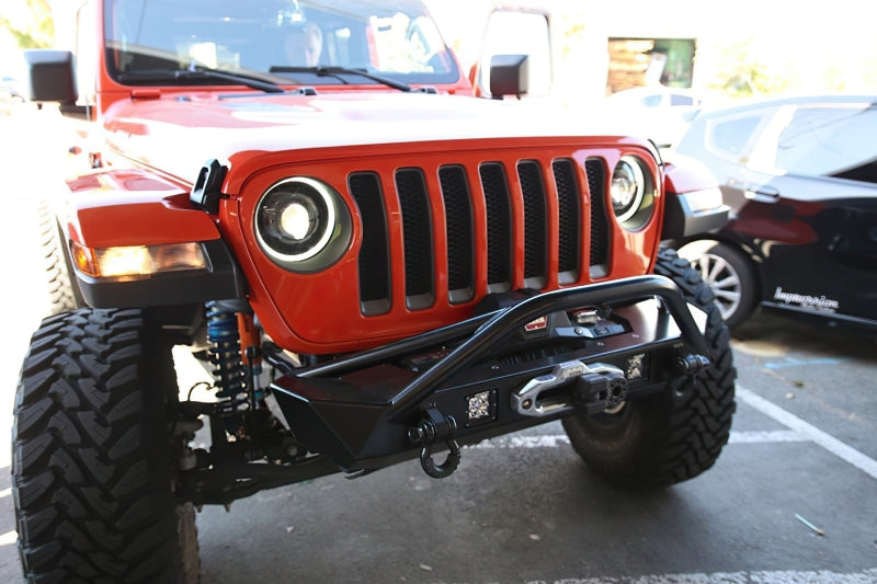 Oracle Oculus Bi-LED Projector Headlights for Jeep JL/Gladiator JT - Matte Blk - 5500K SEE WARRANTY-tuningsupply.com