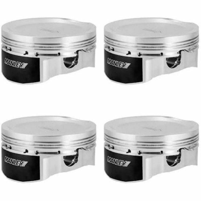 Manley Subaru EJ257 99.75mm +.25mm Bore 8.5:1 Dish Platinum Series Piston Set with Rings-tuningsupply.com