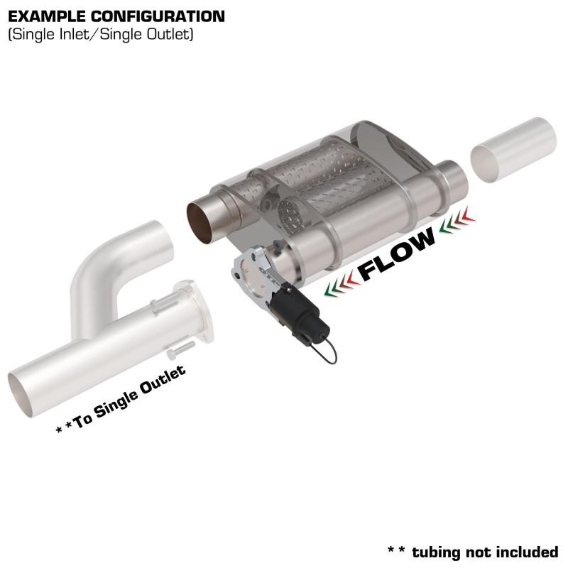 

QTP 13300C - QTP13300C - QTP 3in Weld-On 304SS Screamer Muffler w/Bolt-On QTEC Electric Cutout - Shipped in Europe - Tuningsupply.com
