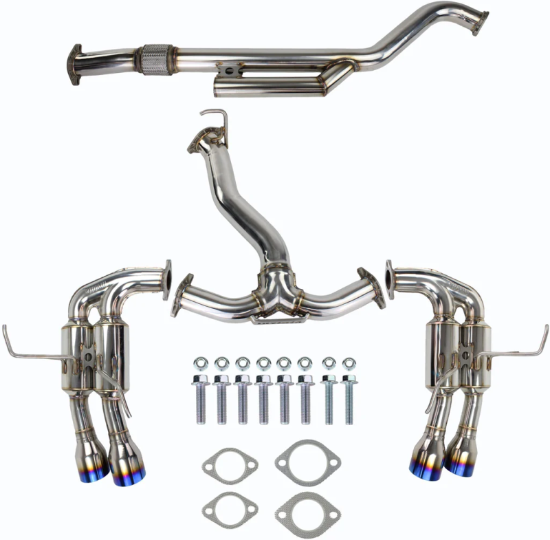 
  

Invidia  - INVHS22WRXGM4ST - Invidia 2022+ Subaru WRX Gemini Single Layer Quad Titanium Tip Cat-Back Exhaust - Shipped in Europe - Tuningsupply.com

