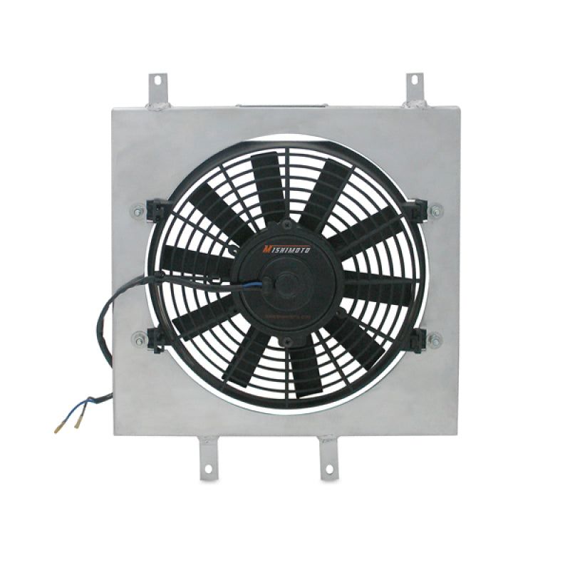 Mishimoto 22x18x3.5 Dual Pass Race Radiator Aluminum Fan Shroud Kit-tuningsupply.com