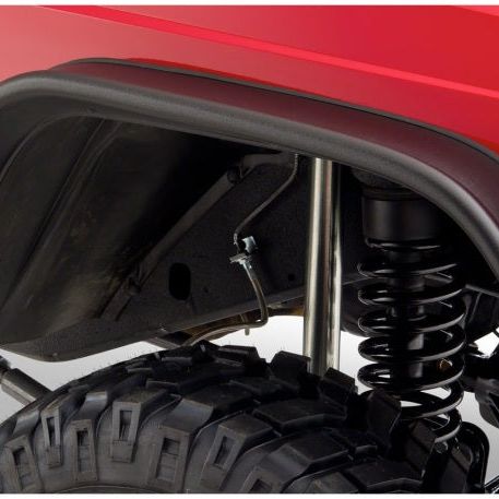 Bushwacker 84-01 Jeep Cherokee Flat Style Flares 2pc - Black-tuningsupply.com