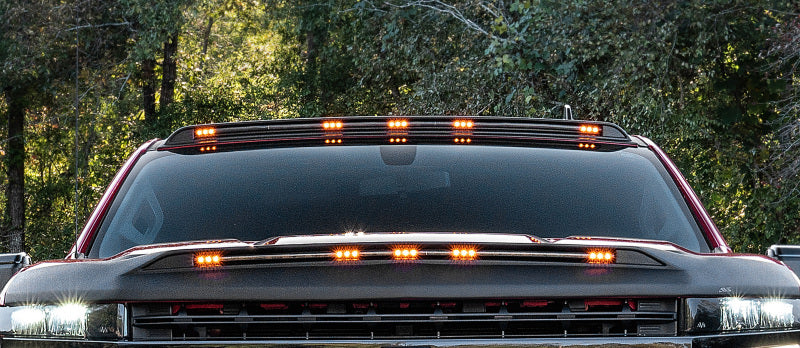 AVS 16-18 Chevrolet Silverado 1500 Aerocab Marker Light - Black-tuningsupply.com