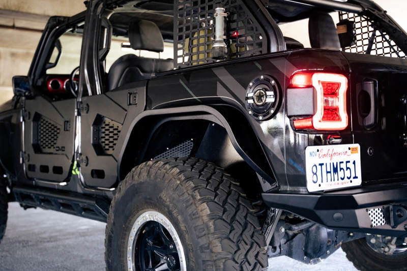 

DV8 Offroad  - DVEFDJL-07 - DV8 Offroad 18-23 Jeep Wrangler JL Slim Fender Flares - Shipped in Europe - Tuningsupply.com

