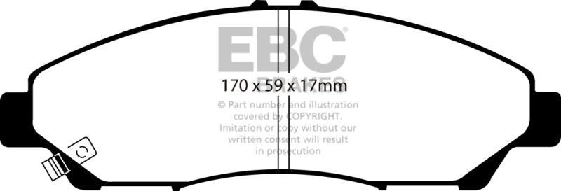 
  

EBC UD1280 - EBCUD1280 - EBC 07-13 Acura MDX 3.7 Ultimax2 Front Brake Pads - Shipped in Europe - Tuningsupply.com

