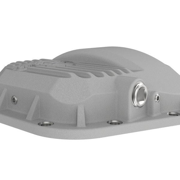 afe Front Differential Cover (Raw; Street Series); Ford Diesel Trucks 94.5-14 V8-7.3/6.0/6.4/6.7L-tuningsupply.com