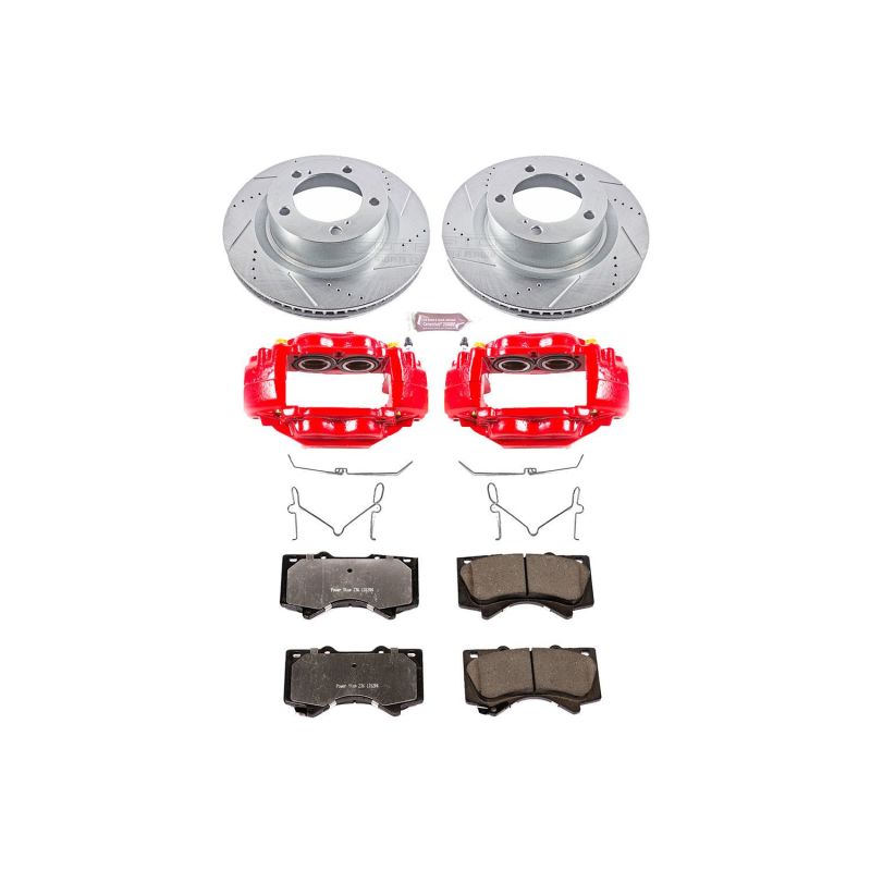 

PowerStop KC2952A-36 - PSBKC2952A-36 - Power Stop 07-15 Toyota Tundra Front Z36 Truck & Tow Kit w/Cals - Shipped in Europe - Tuningsupply.com
