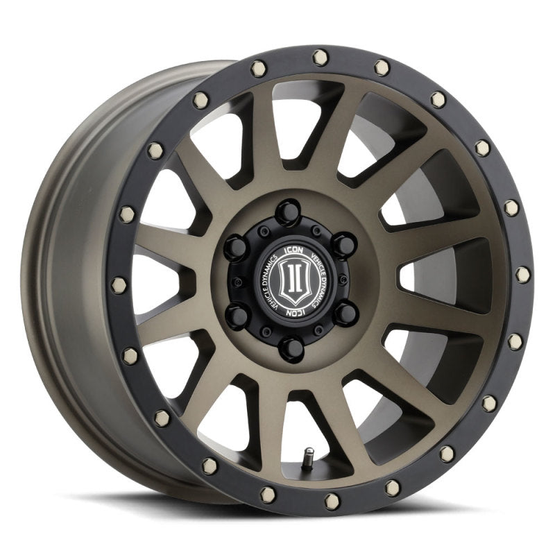 

ICON 2017856350BR - ICO2017856350BR - ICON Compression 17x8.5 6x135 6mm Offset 5in BS 87.1mm Bore Bronze Wheel - Shipped in Europe - Tuningsupply.com
