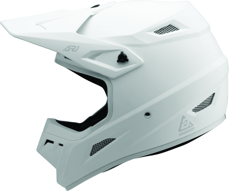 Answer AR1 Solid Helmet White - XS-tuningsupply.com