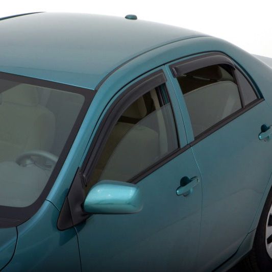 AVS 09-13 Toyota Corolla Ventvisor Outside Mount Window Deflectors 4pc - Smoke-tuningsupply.com