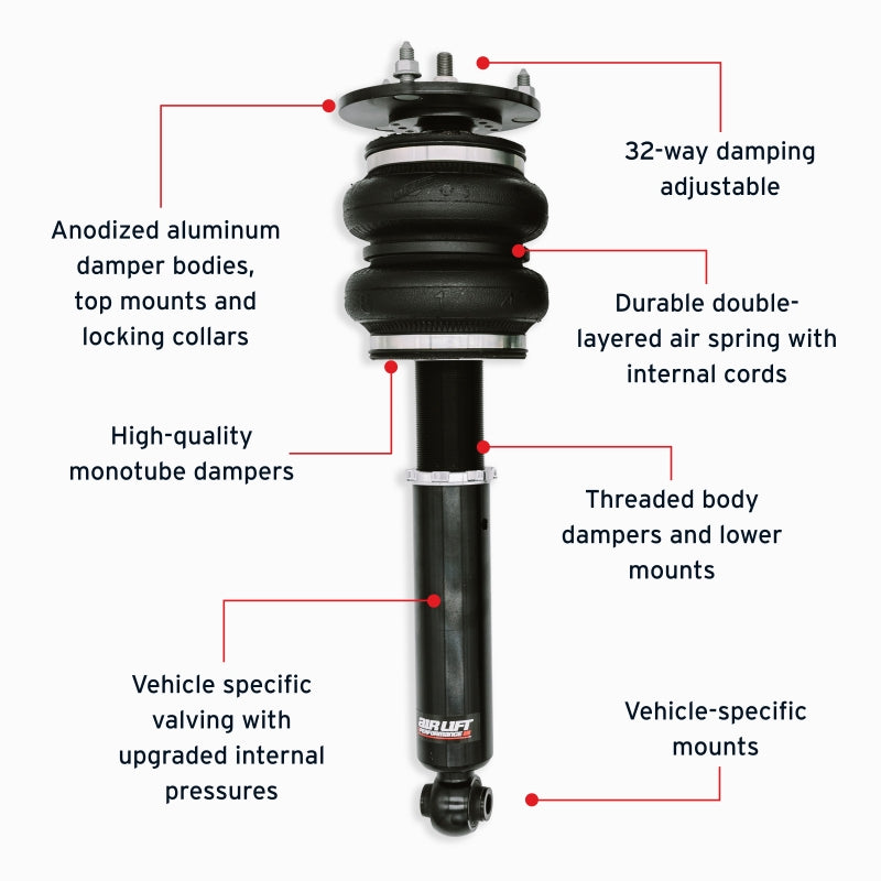 

Air Lift 76016 - ALF76016 - Air Lift Performance 89-00 Lexus LS400 Front Air Suspension Kit - Shipped in Europe - Tuningsupply.com
