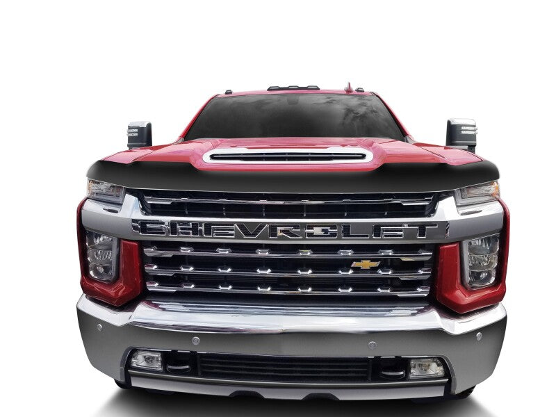 AVS 20-22 Chevrolet Silverado 2500 / 3500 HD Bugflector II High Profile Hood Shield - Smoke-tuningsupply.com