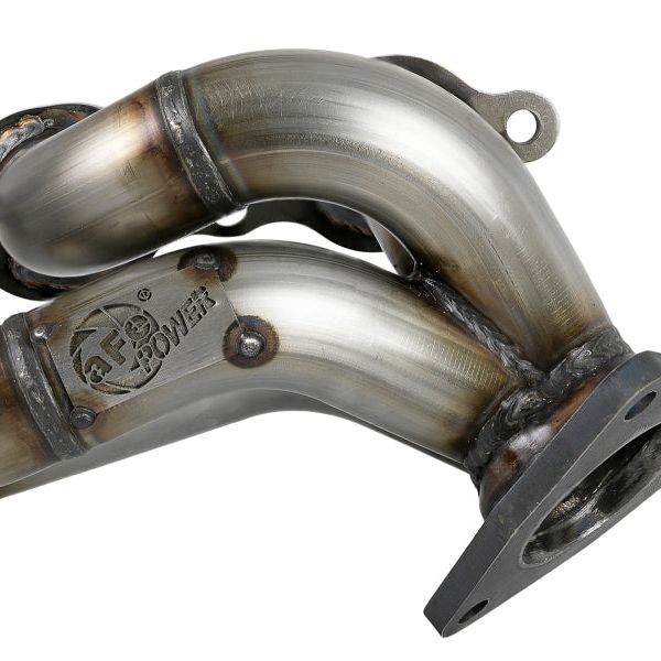 aFe Twisted Steel 1-3/4in 304SS Shorty Headers 2019 GM Silverado / Sierra 1500 V8-5.3L/6.2L-tuningsupply.com