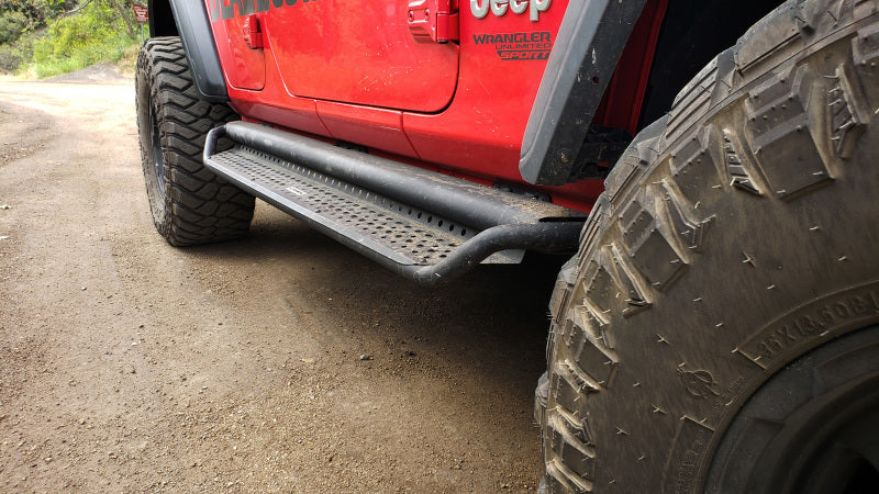 

Go Rhino D10080T - GORD10080T - Go Rhino Dominator Extreme D1 Side Steps - Tex Blk - 80in - Shipped in Europe - Tuningsupply.com
