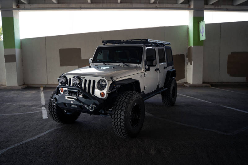 DV8 Offroad 07-18 Jeep Wrangler JK Full-Length Roof Rack-tuningsupply.com