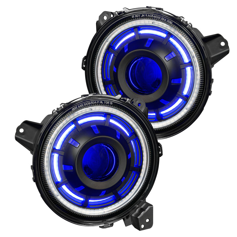 Oracle Oculus Bi-LED Projector Headlights for Jeep JL/Gladiator JT - w/ Simple Cntrl SEE WARRANTY-tuningsupply.com