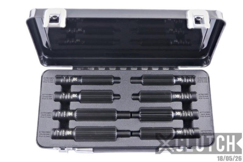 
    

XCLUTCH ACT-KIT-PC - XCLACT-KIT-PC - XClutch Professional 8-Piece Steel ClutchPro Alignment Tool Kit - Shipped in Europe - Tuningsupply.com

  