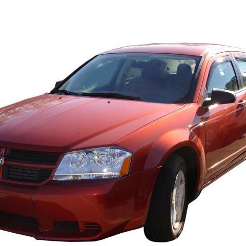 AVS 08-12 Chevy Malibu Ventvisor In-Channel Front & Rear Window Deflectors 4pc - Smoke-tuningsupply.com