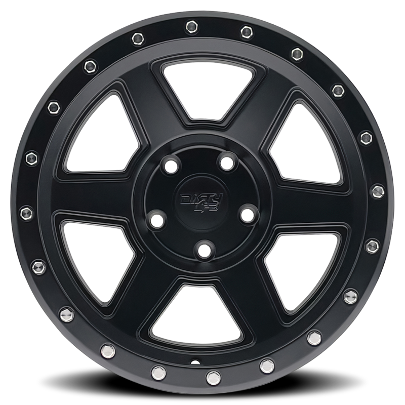 Dirty Life 9315 Compound 17x9 / 6x139.7 BP / -12mm Offset / 106mm Hub Matte Black Wheel-tuningsupply.com